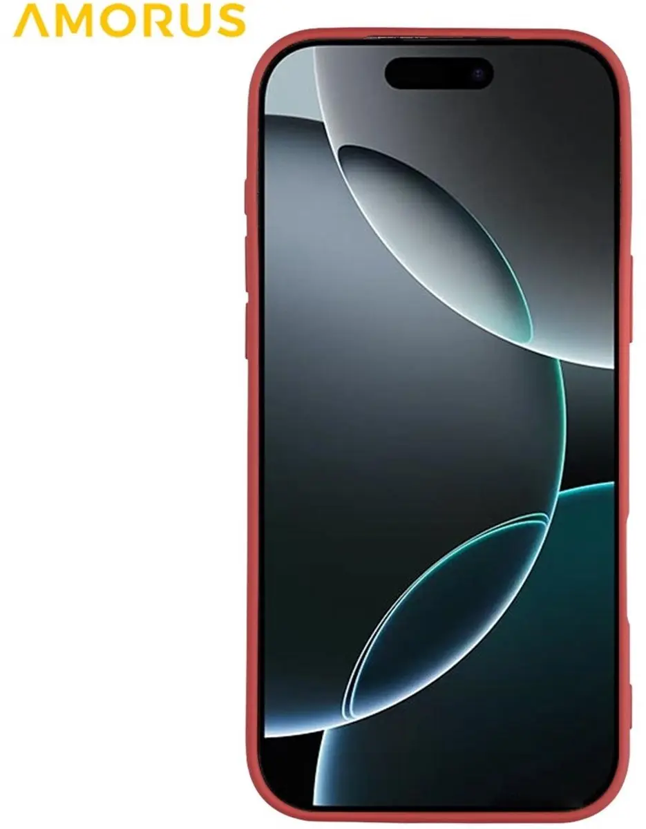 Amorus iPhone 17 Pro Hoesje Indian Red