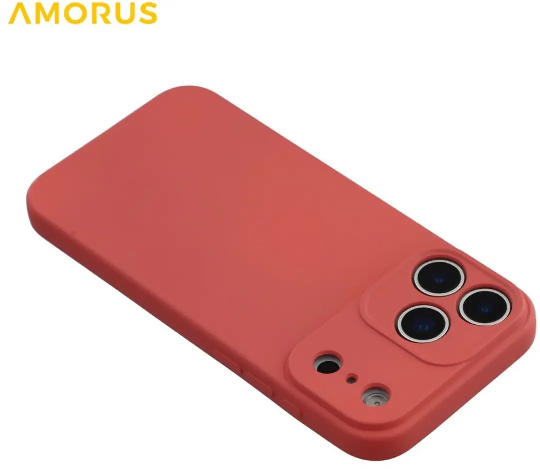 Amorus iPhone 17 Pro Hoesje Indian Red