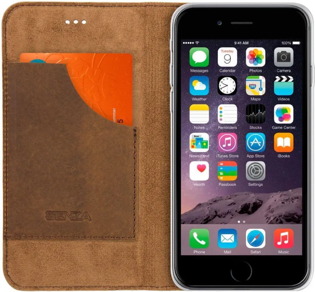 Senza iPhone 6/6s Book Case Raw Series