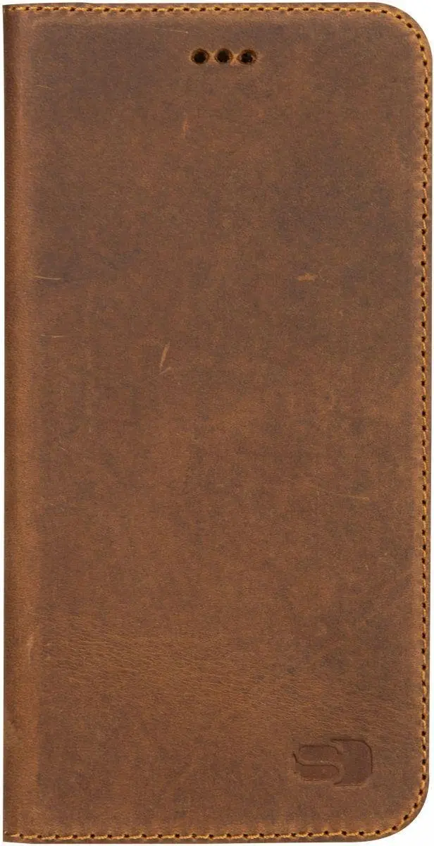 Senza iPhone 6/6s Book Case Raw Series - Bruin