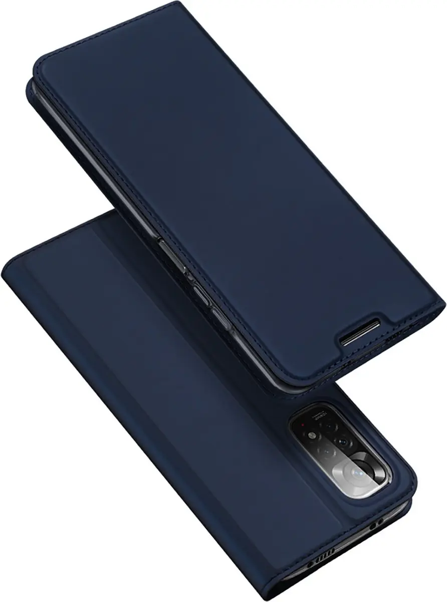Dux Ducis Telefoonhoesje Xiaomi Redmi Note 11 Skin Pro Book Case Blauw