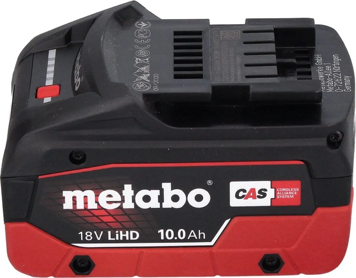 Metabo 18V LiHD Basisset 10Ah CAS - 625549000