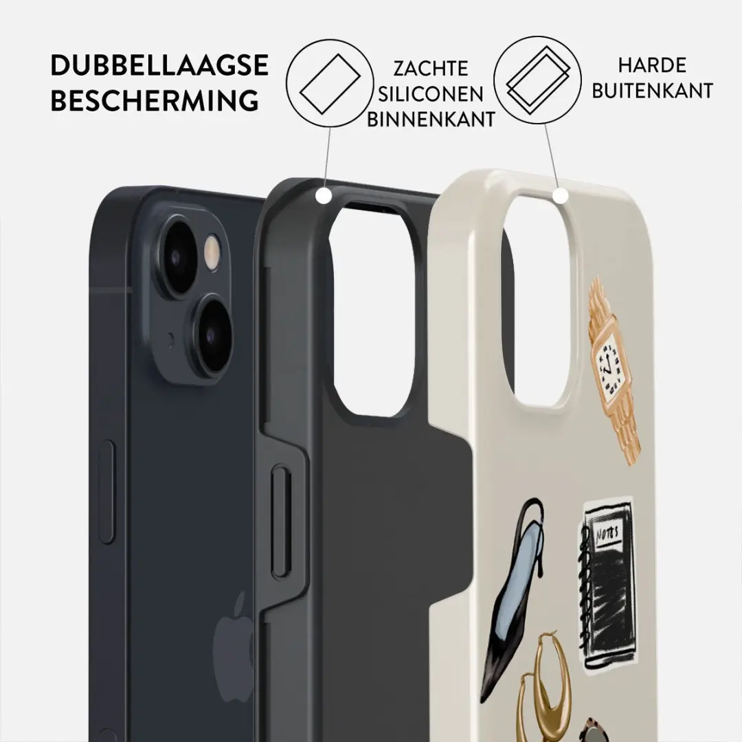 Burga Tough Backcover iPhone 14 MagSafe - Boss Babe