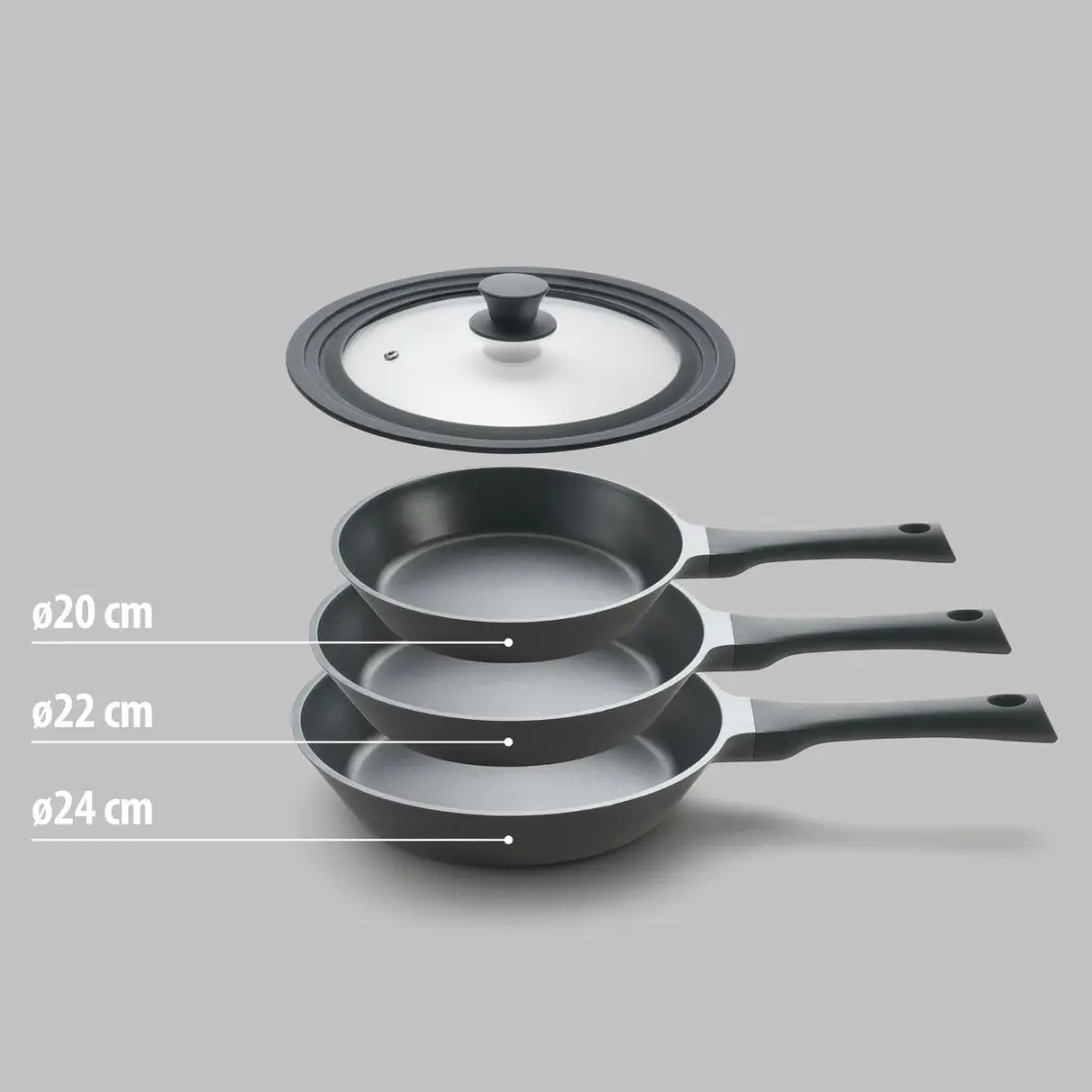 Metaltex Universele Pannendeksel 24cm - Glas/Siliconen - 319124