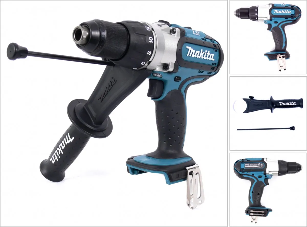 Makita 18V Accuklopboor/schroefmachine zonder accu - afbeelding 5 van 6