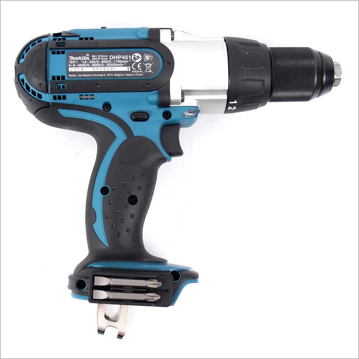 Makita 18V Accuklopboor/schroefmachine zonder accu - afbeelding 2 van 6