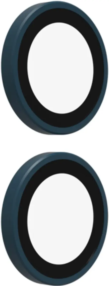 ZAGG Glass Elite Camera Rings iPhone 16/16 Plus/17 - Blauw