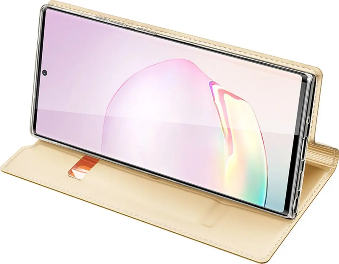 Dux Ducis Pro Series Slim Wallet Hoes - Samsung Galaxy Note20 - Goud - afbeelding 6 van 6