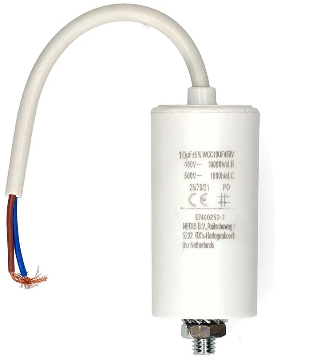 Nedis WCC10UF450V Condensator 10µF 450V