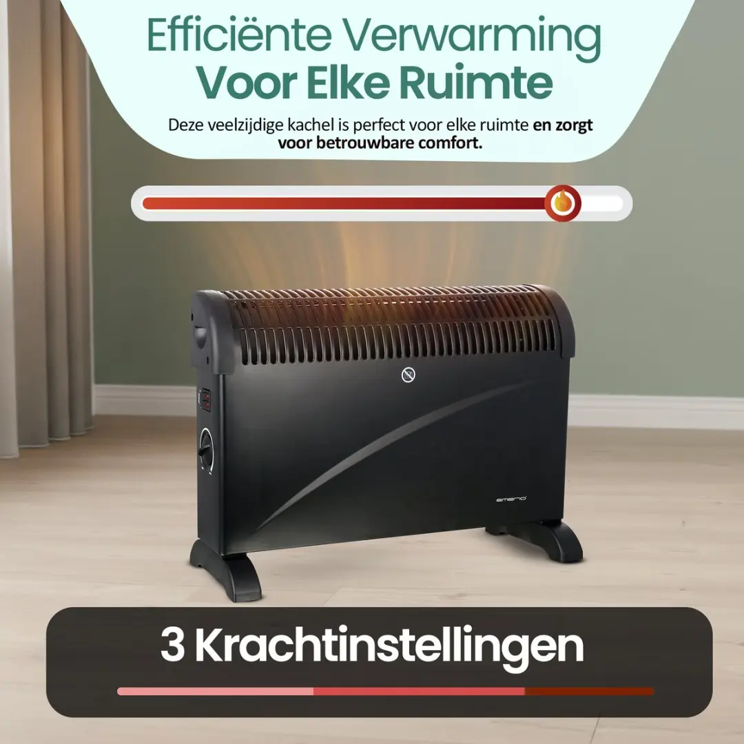 Emerio CH-121858.3 Convector Verwarmer 2000W - Zwart