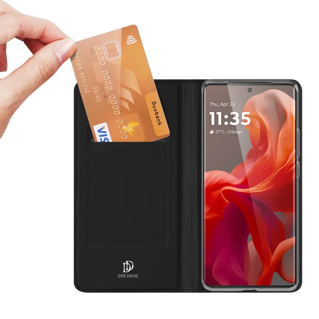 Dux Ducis Skin Pro Telefoonhoesje Motorola Moto G85 - Zwart