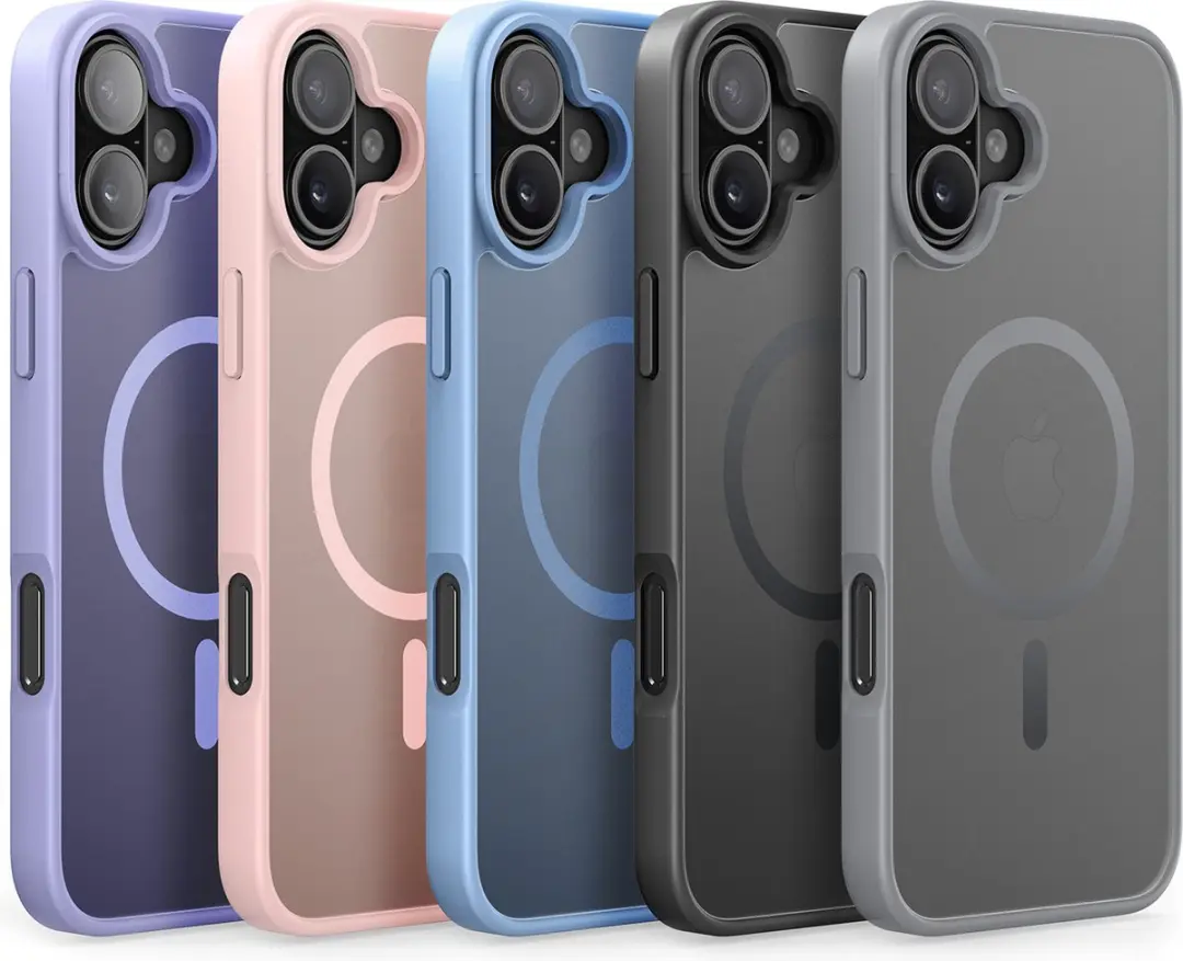 Dux Ducis Yind Serie iPhone 16 Plus Hoesje - Lichtblauw