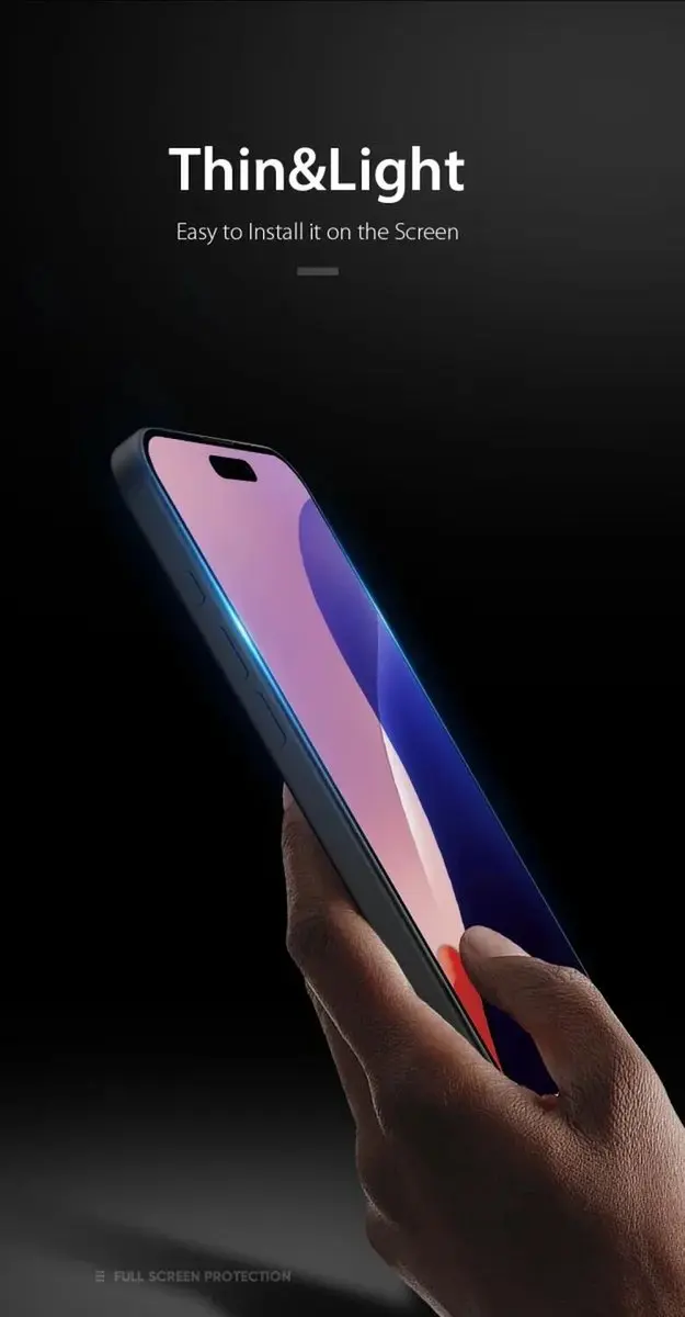 Dux Ducis iPhone 16 Pro Max Tempered Glass Screenprotector - Zwart