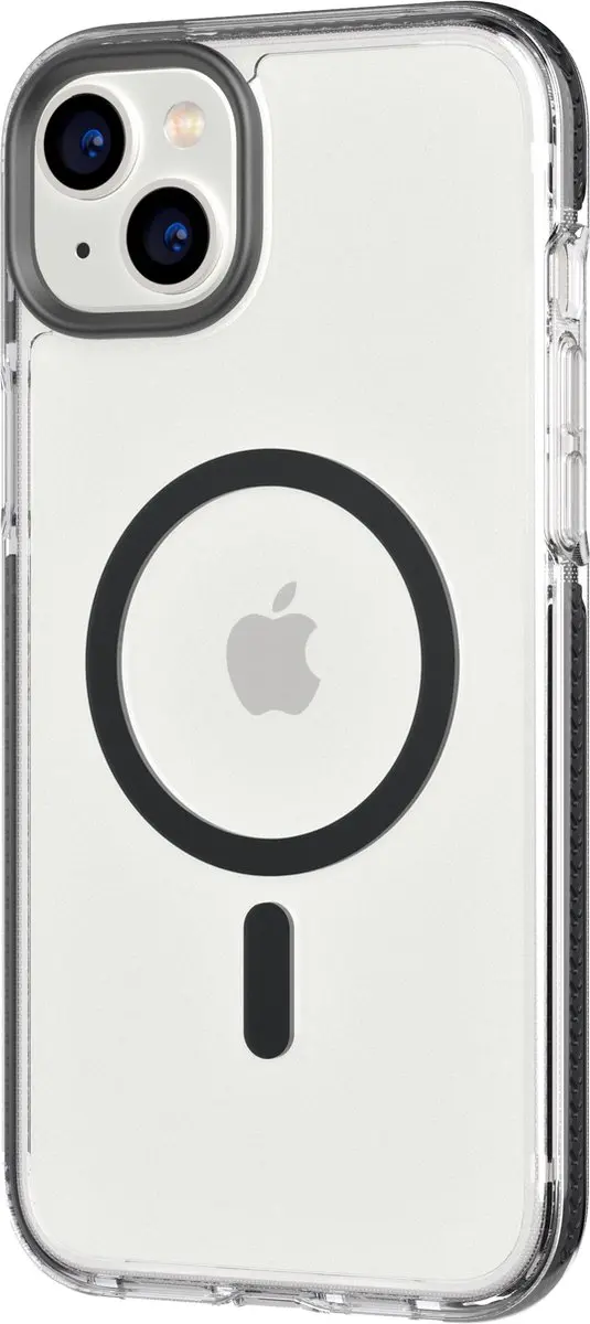 Tech21 Evo Crystal iPhone 14 Plus Hoesje - Transparant/Zwart - T21-9650