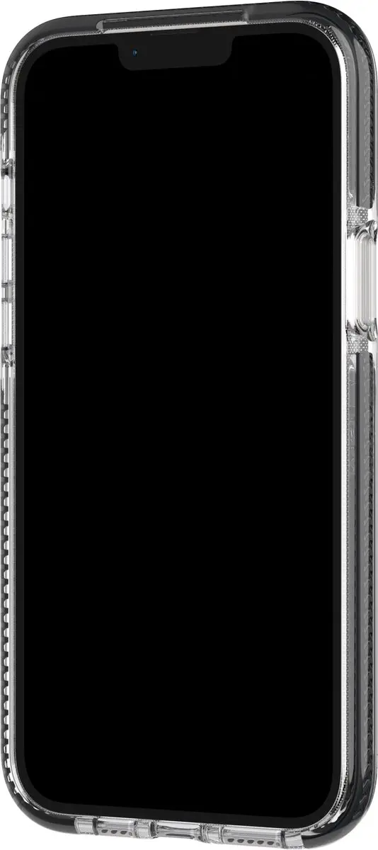Tech21 Evo Crystal iPhone 14 Plus Hoesje - Transparant/Zwart - T21-9650