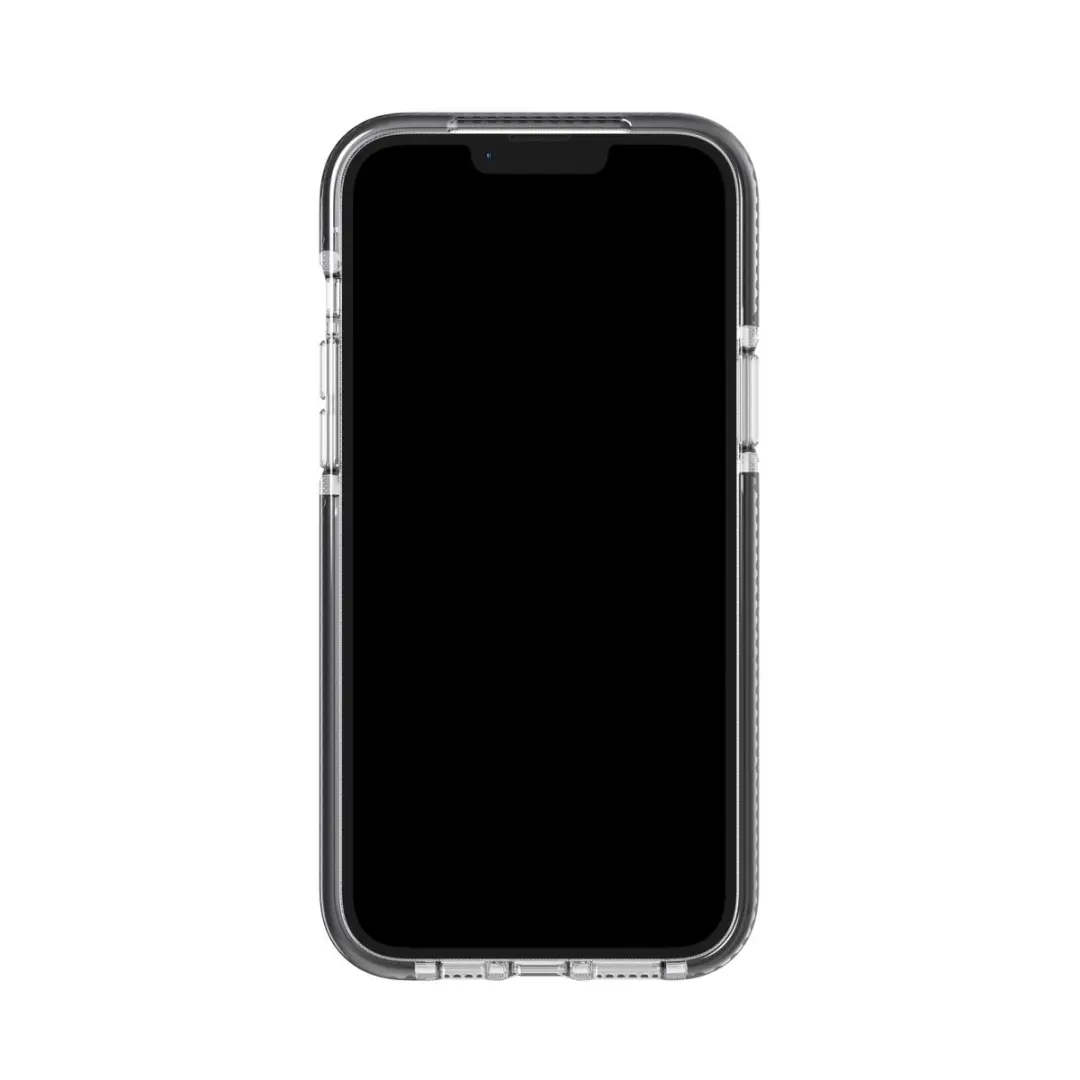 Tech21 Evo Crystal iPhone 14 Plus Hoesje - Transparant/Zwart - T21-9650