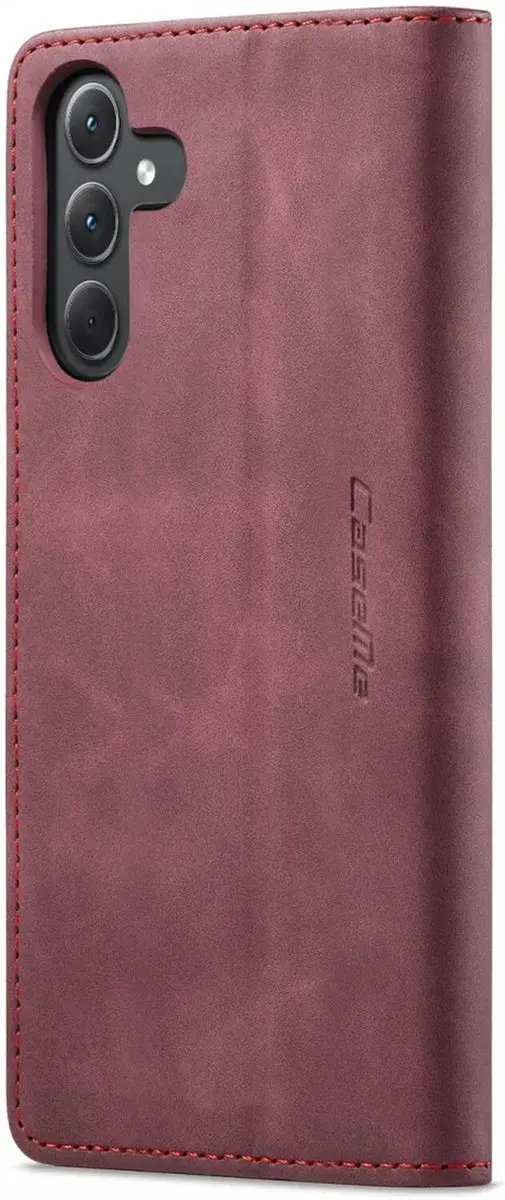 Caseme 013 Hoesje Samsung Galaxy A35 - Book Case Rood