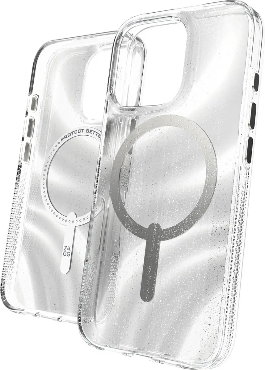 ZAGG Milan Snap Mag iPhone 16 Pro Hoesje - Swirl Glitter - 702315120