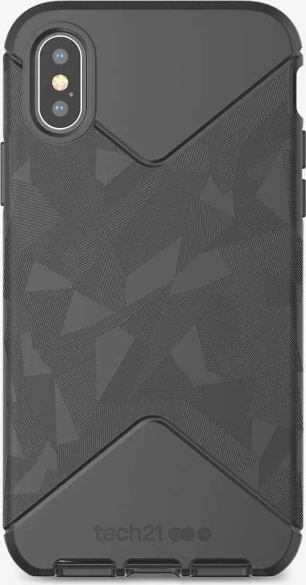 Tech21 Pure Clear T21-5858 iPhone Hoes - iPhone X/10 - Transparant - Zwart