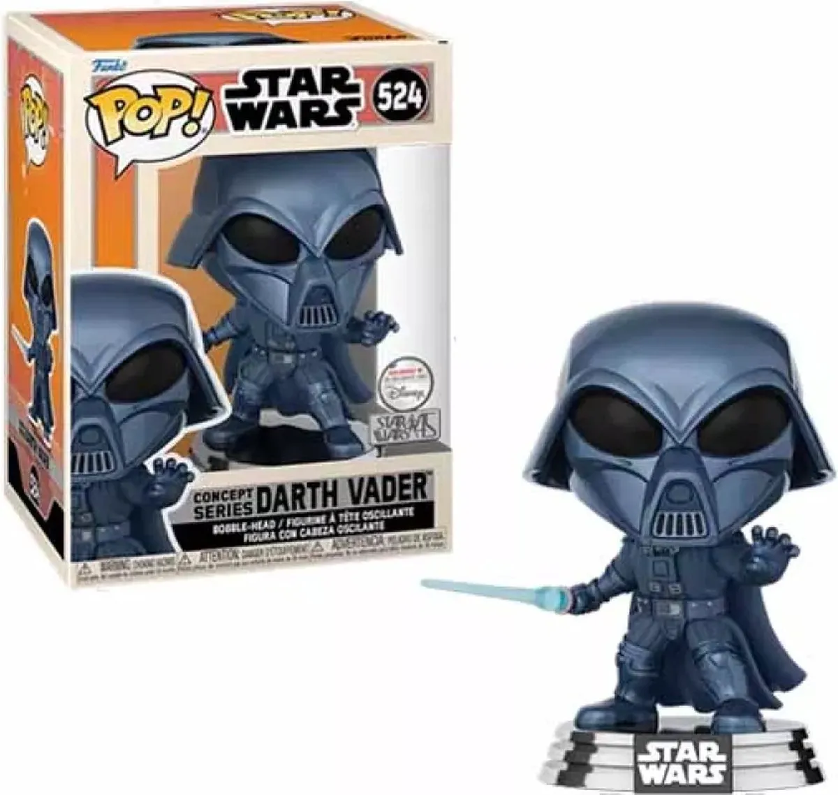 Disney Star Wars Funko POP! Vader Verzamelfiguur 9cm - Multicolor - afbeelding 3 van 4