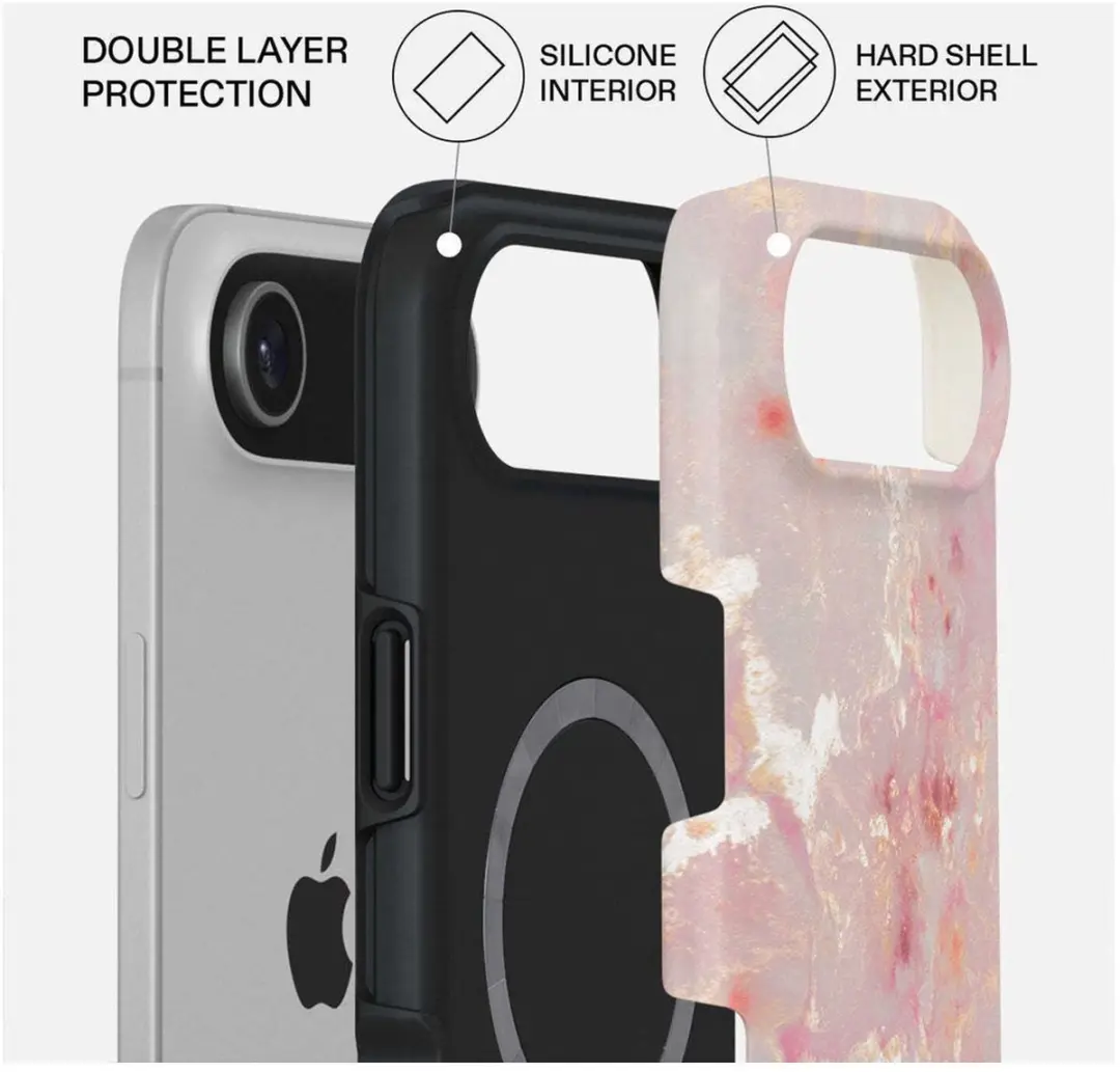 Burga Tough MagSafe Hoesje iPhone Air ME_05_IP17AIR_TH-magsafe - Gouden Coral