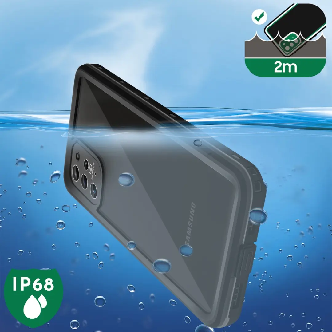 Redpepper Hoesje Samsung Galaxy S20 Plus - Waterdicht Zwart BACK-REDP-S20P