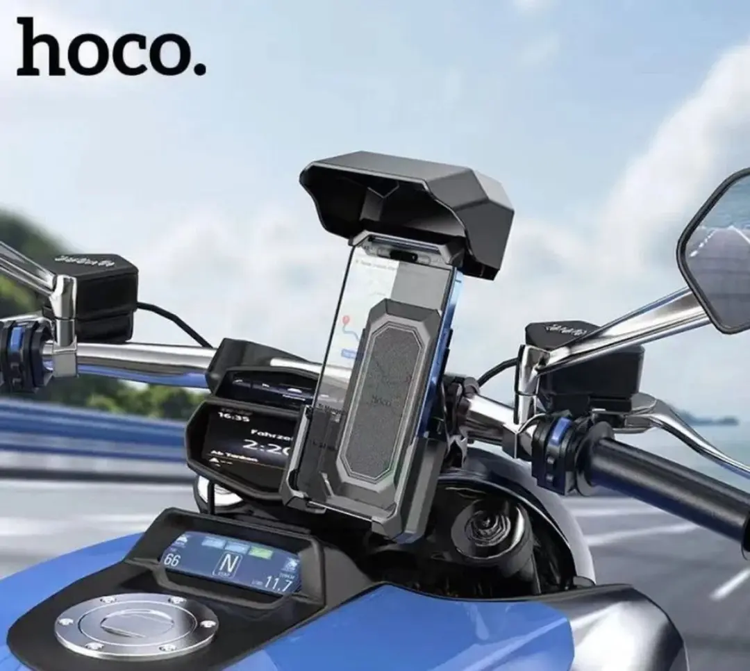 Hoco H31 Universele Telefoonhouder - Motor/Fiets - Zwart