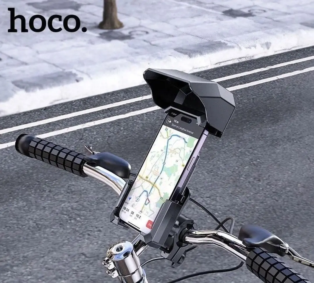 Hoco H31 Universele Telefoonhouder - Motor/Fiets - Zwart