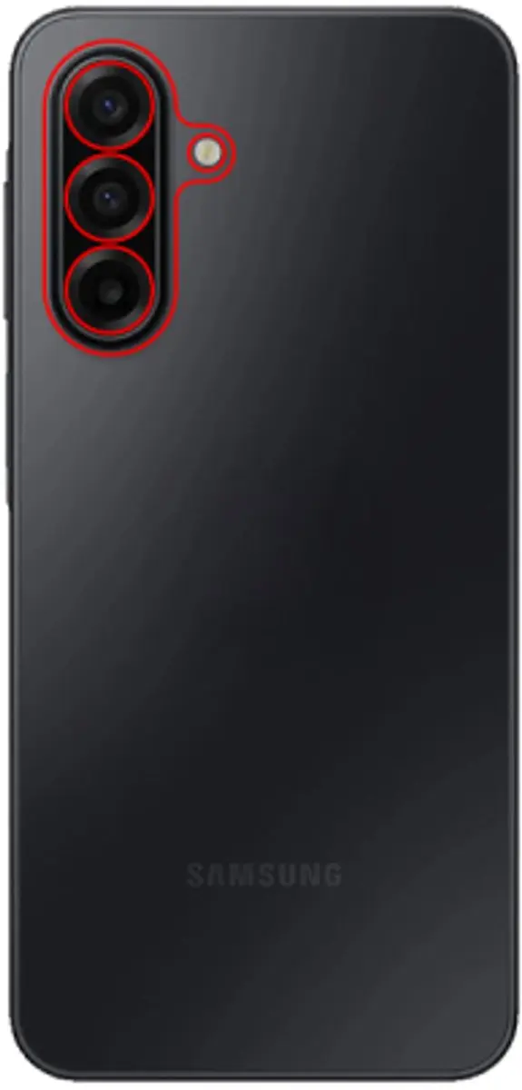 Mobilize Samsung Galaxy A17 Camera Protector - Zwart