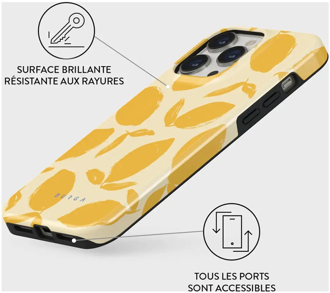 Burga Telefoonhoesje iPhone 14 Pro Max MagSafe Lemon Tart