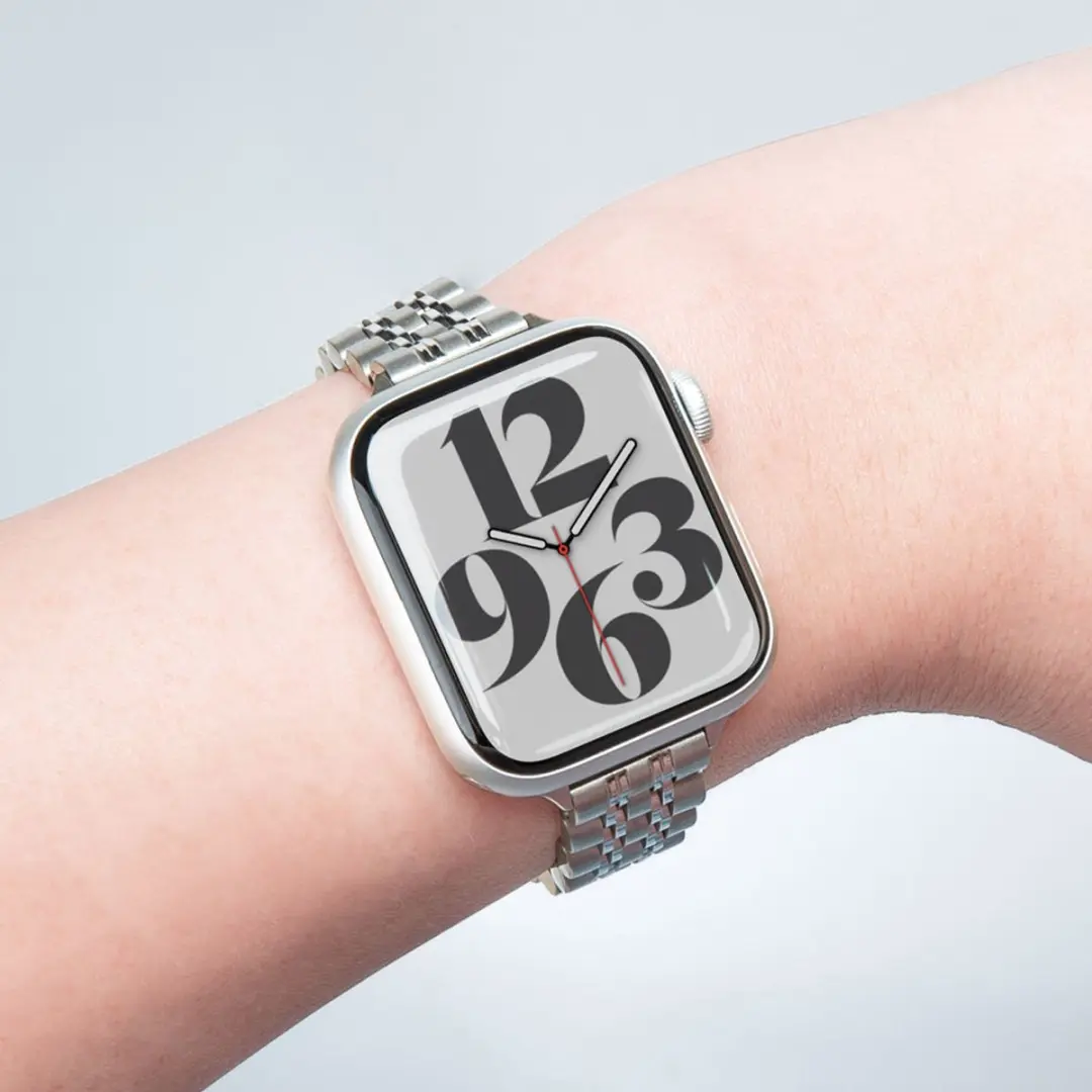 Laut Noble Apple Watch Bandje RVS - Push-Button Sluiting