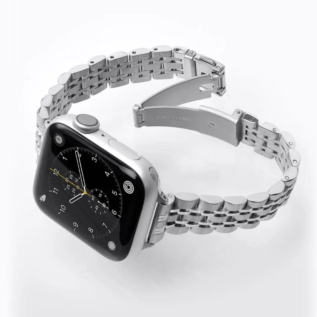 Laut Noble Apple Watch Bandje RVS - Push-Button Sluiting