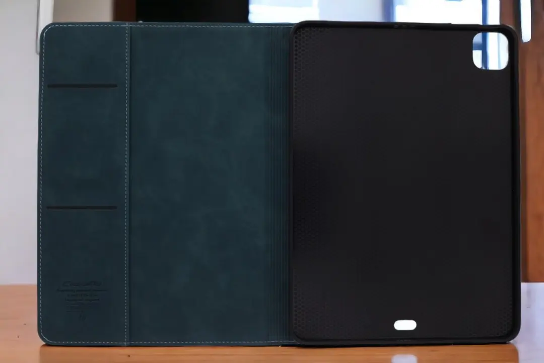 Caseme Bookcase Tablethoes - iPad Pro 11 2020/2021/2022 Groenblauw
