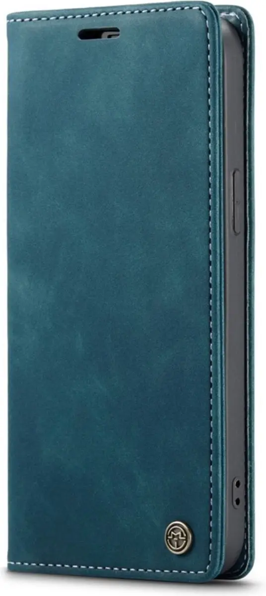 Caseme Bookcase Groen iPhone 14 Hoesje