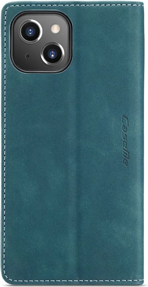 Caseme Bookcase Groen iPhone 14 Hoesje - 2 Pasjes