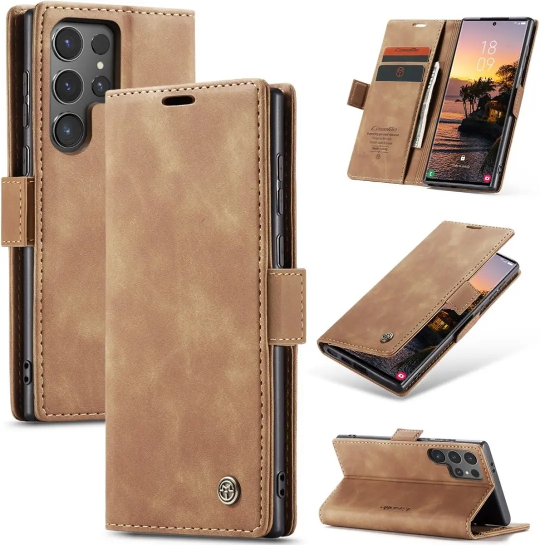 Caseme 013 Book Case Hoesje Samsung Galaxy S25 Ultra