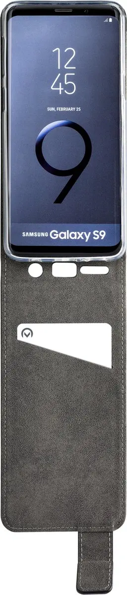 Mobilize Classic Gelly Bookcase MOB-CGFCB-GLAS9 Telefoonhoesje - Samsung Galaxy S9 - Zwart