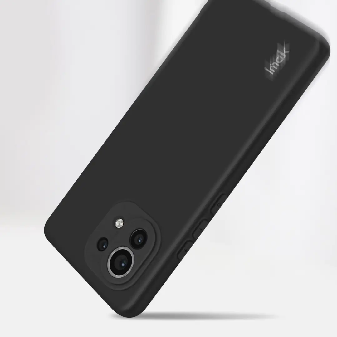 Imak Hoesje Xiaomi Mi 11 Siliconen - Zwart - TPU-IMAK-BK-MI11R