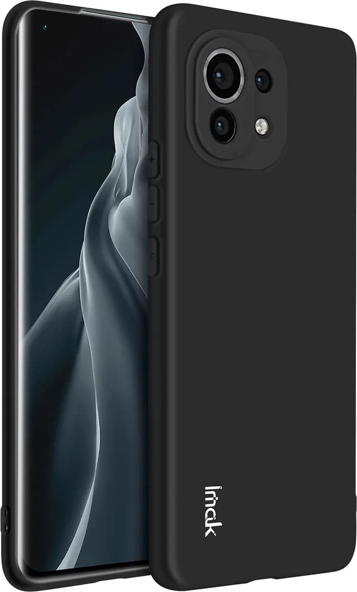 Imak Hoesje Xiaomi Mi 11 Siliconen - Zwart - TPU-IMAK-BK-MI11R - afbeelding 6 van 6