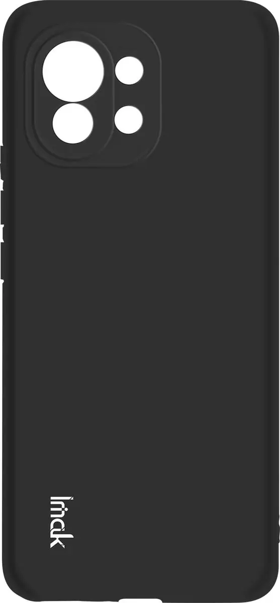 Imak Hoesje Xiaomi Mi 11 Siliconen - Zwart - TPU-IMAK-BK-MI11R