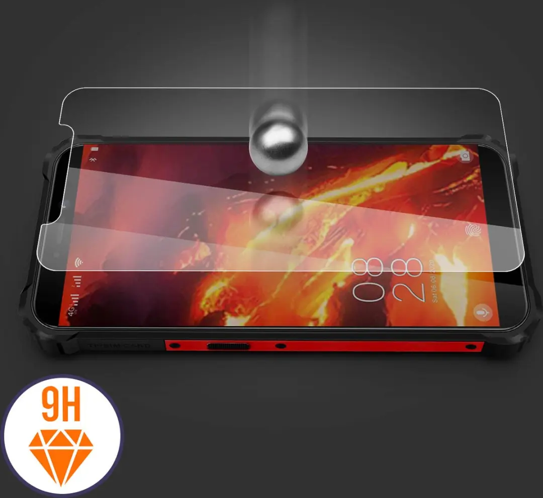 Imak Tempered Glass Screenprotector Oukitel WP5/WP5 Pro - Transparant