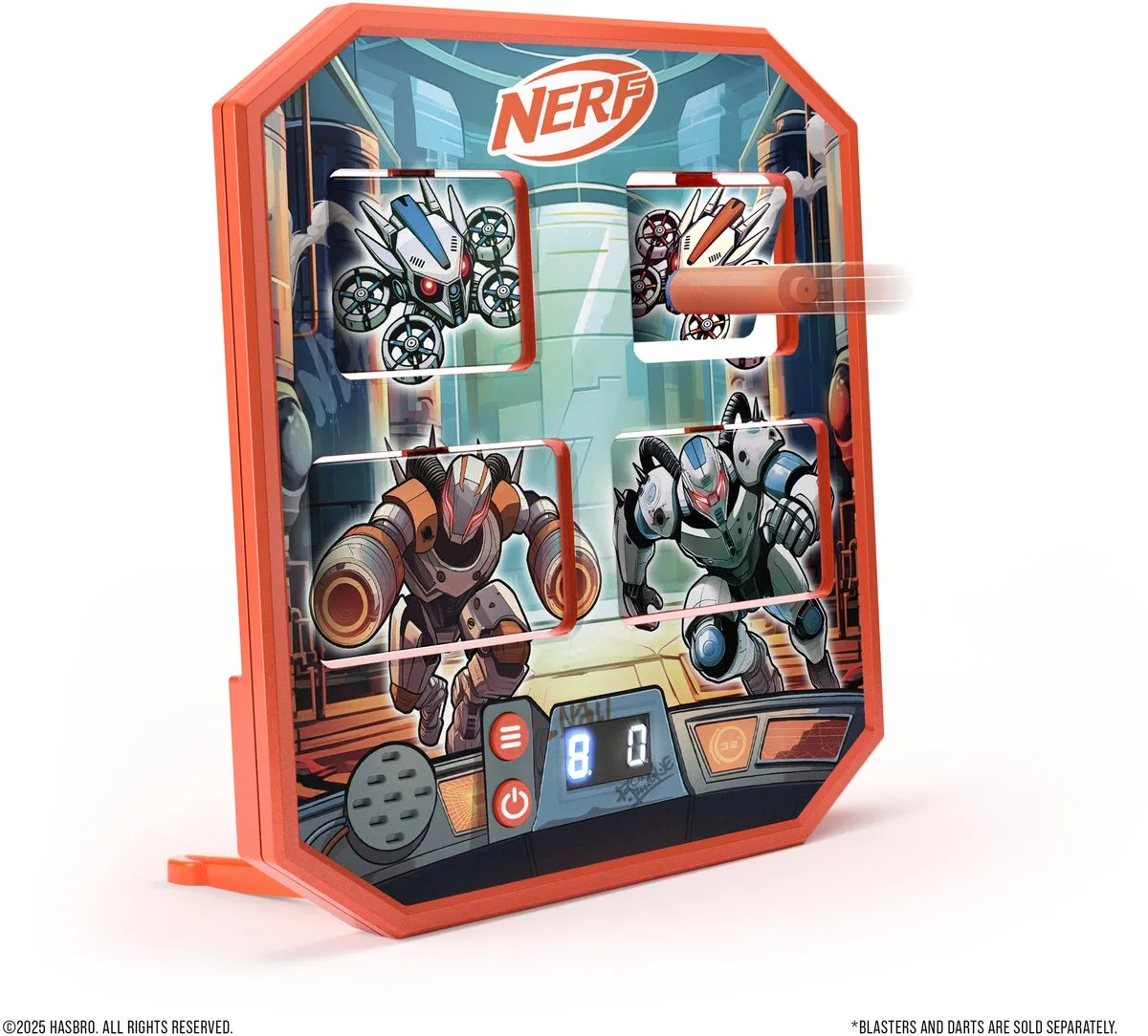 Hasbro Nerf Robots Battle Arena WILD-0007 - 4 Panelen - Multicolor