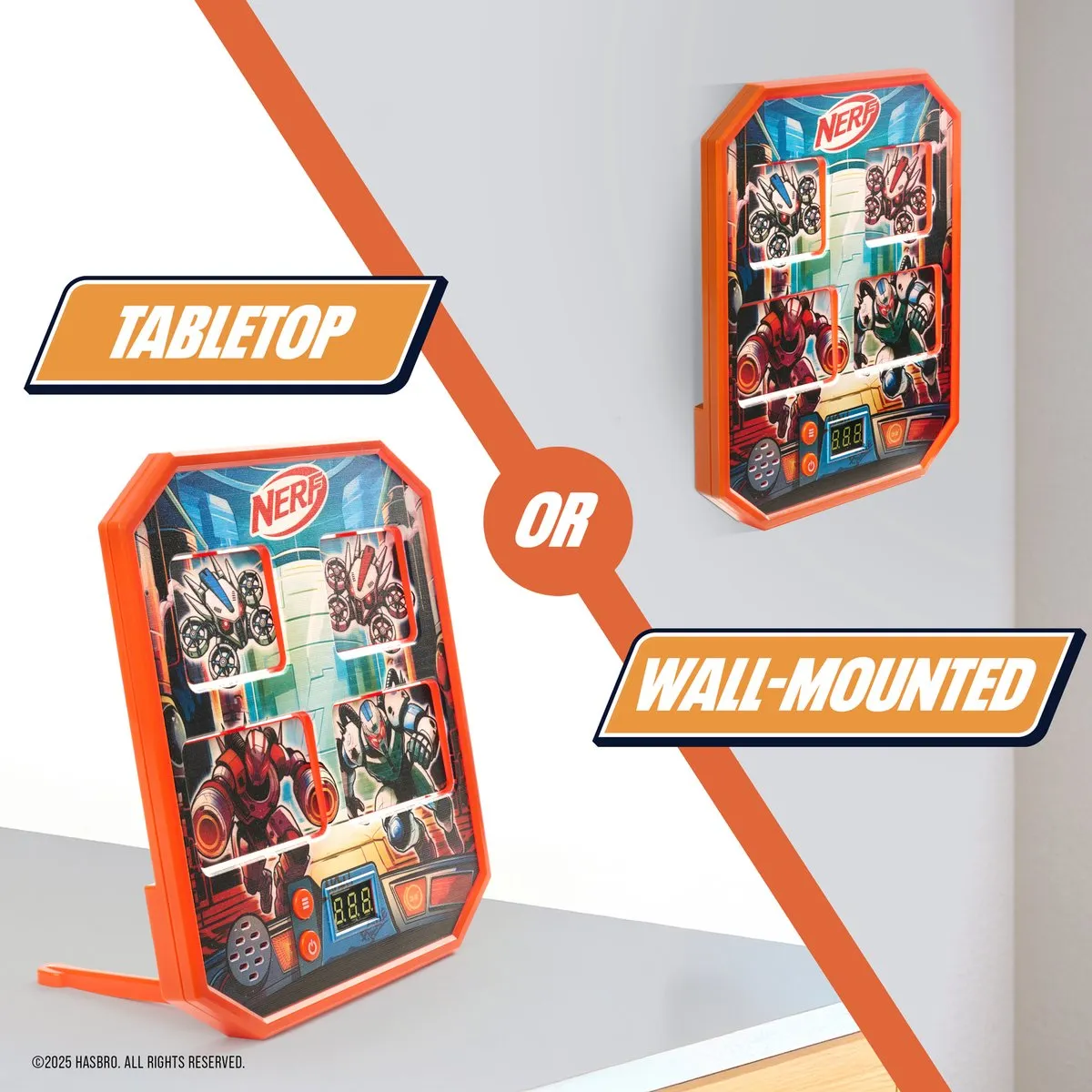 Hasbro Nerf Robots Battle Arena WILD-0007 - 4 Panelen - Multicolor