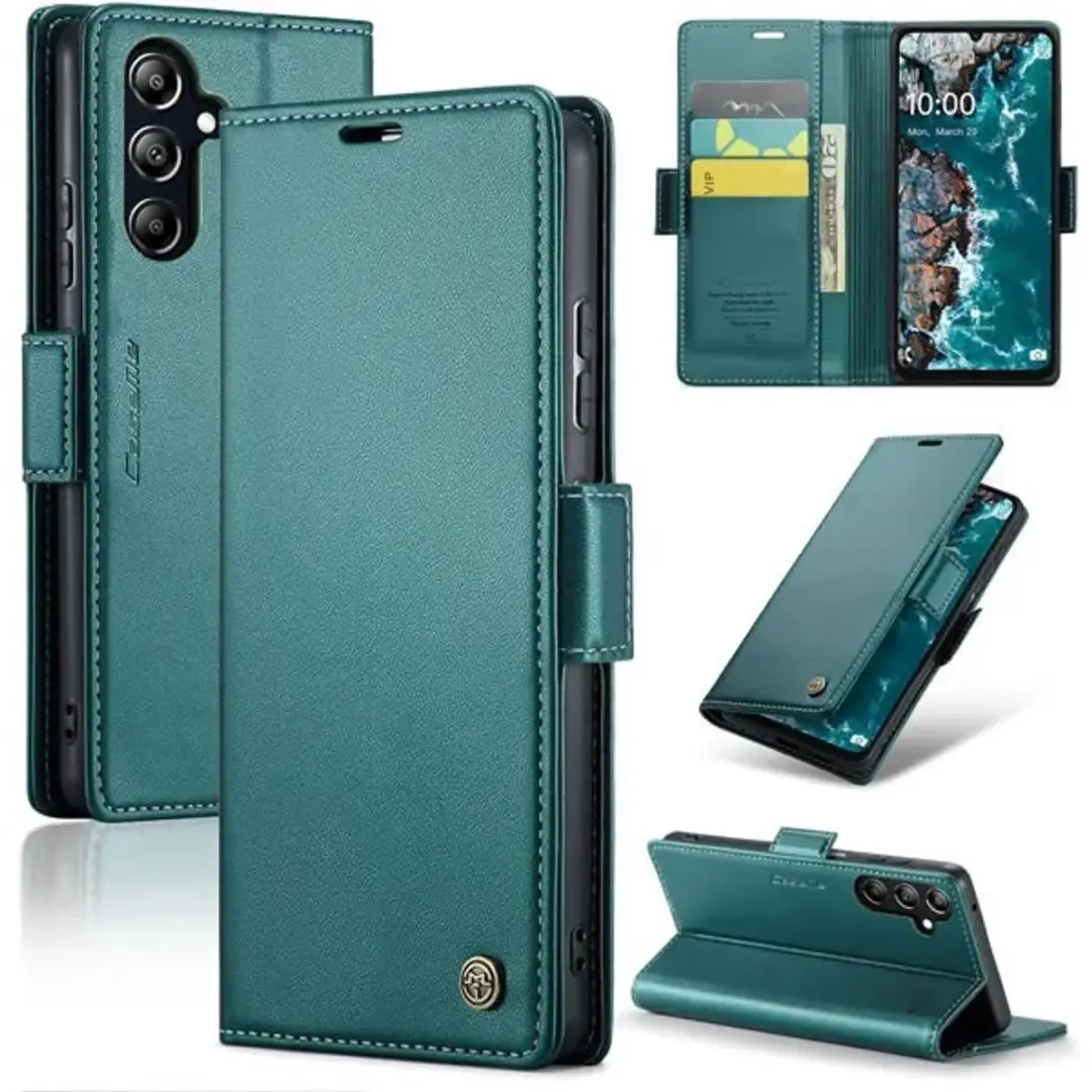 Caseme Wallet Case Groen voor Samsung Galaxy A16