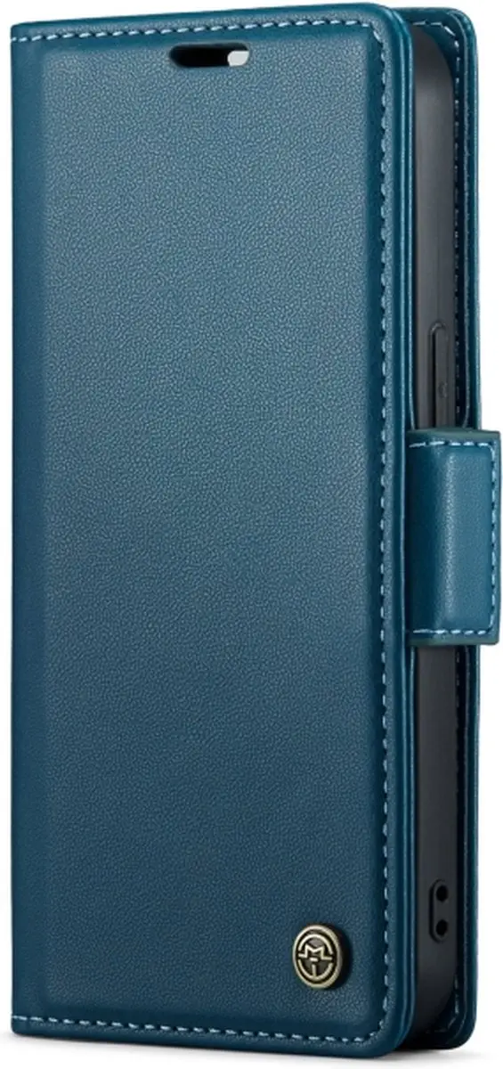 Caseme Wallet Case iPhone 15 Plus - Blauw - RFID Bescherming