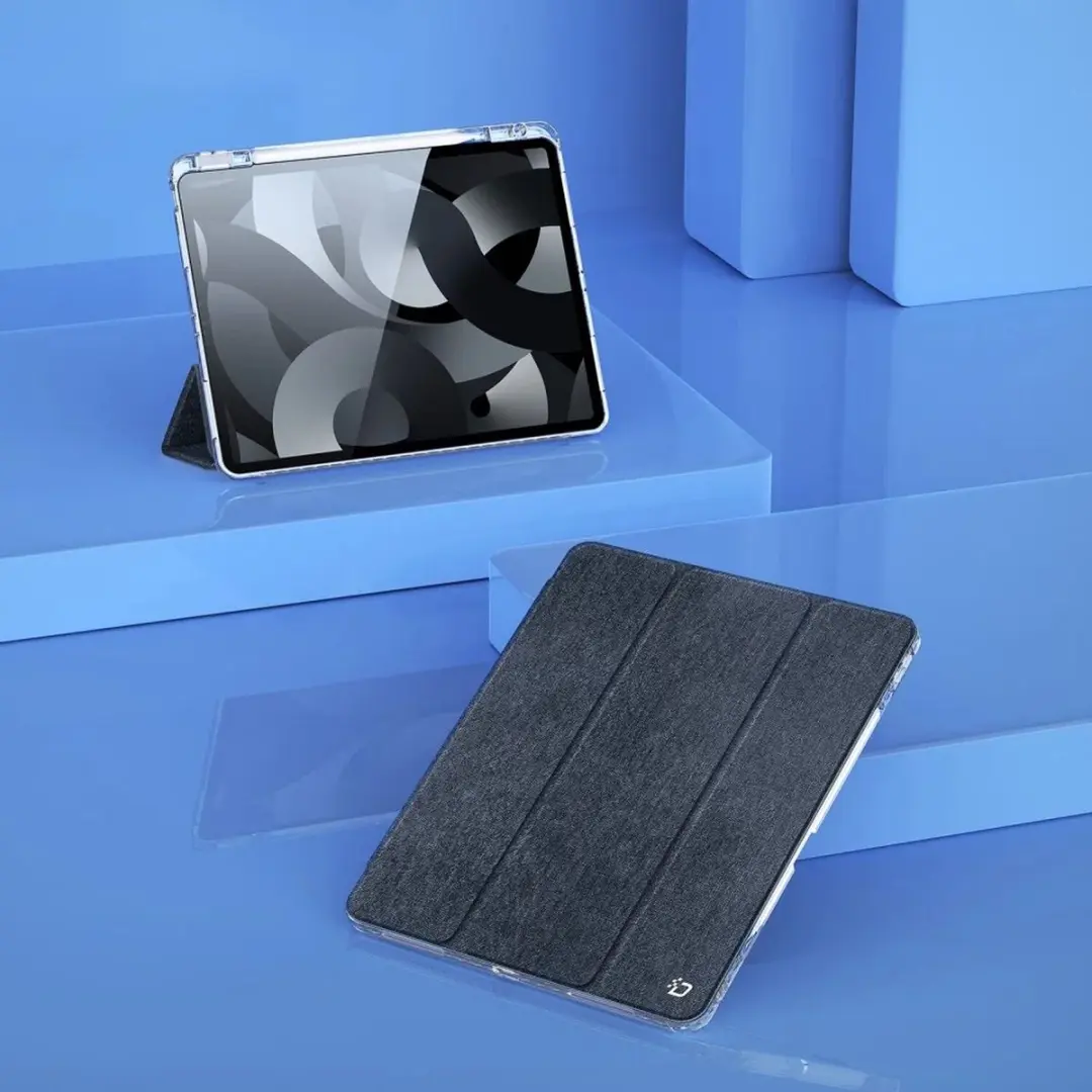 Dux Ducis Unid Tri-Fold Hoes Apple iPad Air 13 (2024) - Zwart