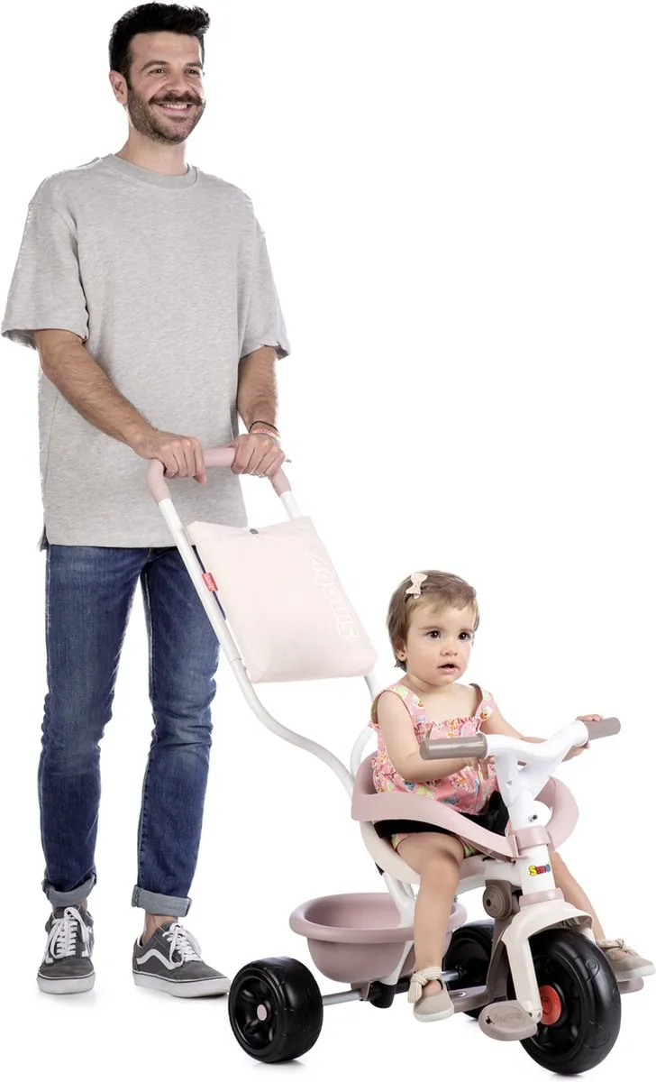 Smoby Be Fun Comfort Pink Driewieler - Roze