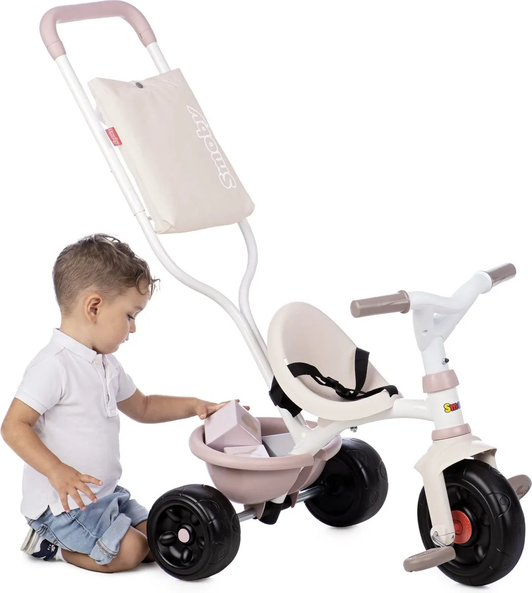 Smoby Be Fun Comfort Pink Driewieler - Roze