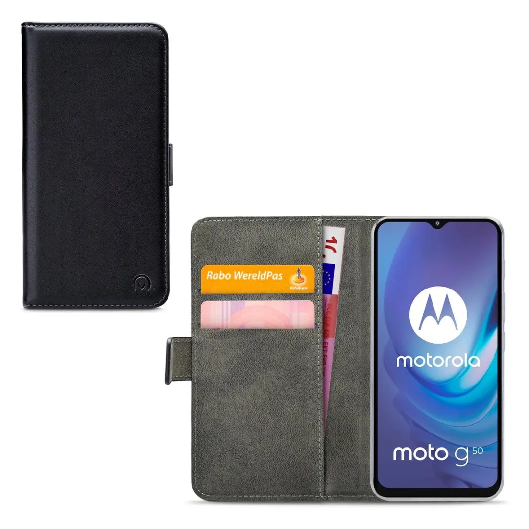 Mobilize Classic Gelly Wallet Bookcase Motorola Moto G50 - Zwart