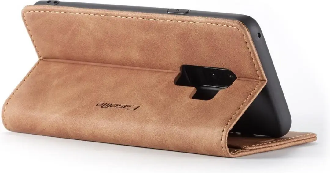 Caseme Book Case Samsung Galaxy S9+ - 2 Pasjes - Bruin